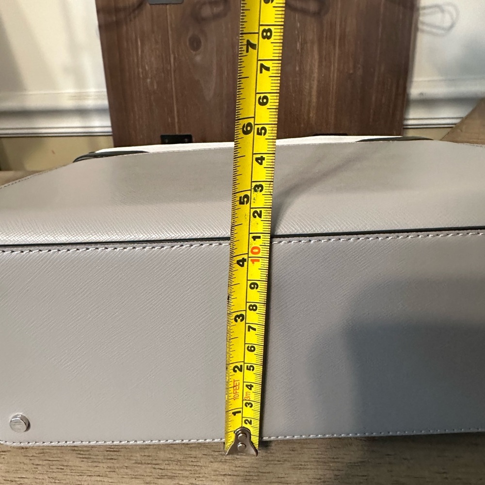 Kate Spade New York Staci Medium Satchel in nimbus grey multi colorblock - Picture 11 of 15